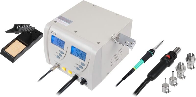 Kemot 320 W Lötstation mit 2-in-1-Heißluftgriff