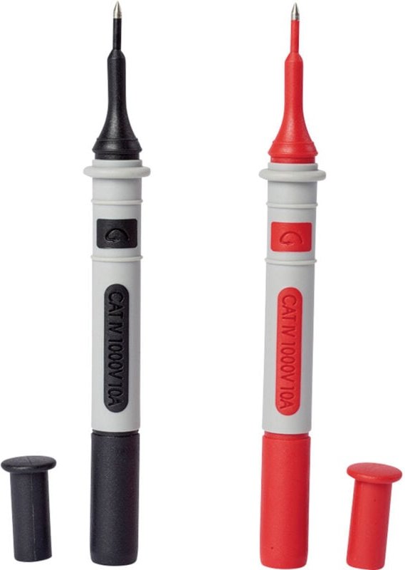 Chauvin Arnoux - P01295491Z Prüfspitze Buchse 4 mm cat iv 1000 v Rot, Schwarz 2 St.