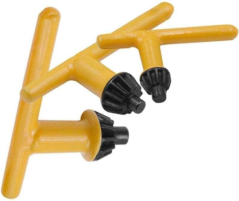 Gasea 3er-Pack Bohrschlüssel, 6 mm/10 mm, 13 mm, 16 mm, Bohrfutterschlüssel, universeller T-förmiger Ersatzschlüssel aus...