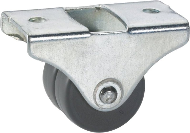 Doppelbockrolle 25 x 20,5 mm, Tragkr. 50 kg Möbelrollen