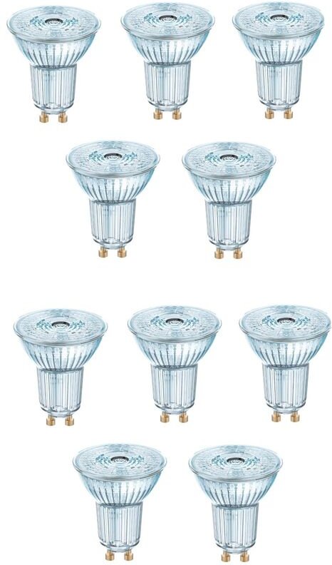 Bellalux - 10x Reflektorlampe GU10 PAR16 6.9W Warmweiß 2700K 36°