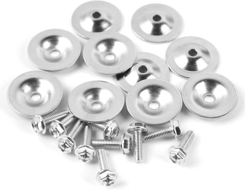 20-teiliges Set mit Unterlegscheiben und Schraubensätzen für UTV-Unterfahrschutz, kompatibel mit Polaris General Ranger ...