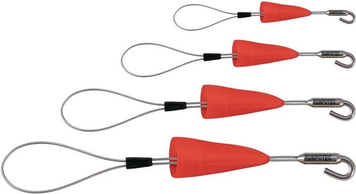 Thumbnail - Kabelziehschlaufe 4-teilig mit Schutzkappe und Haken