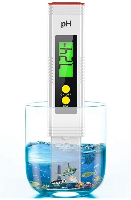 PH-Meter für Wasser, Tester 0,01 Hochgenaue Wasserqualität mit 0-14 Messbereich,