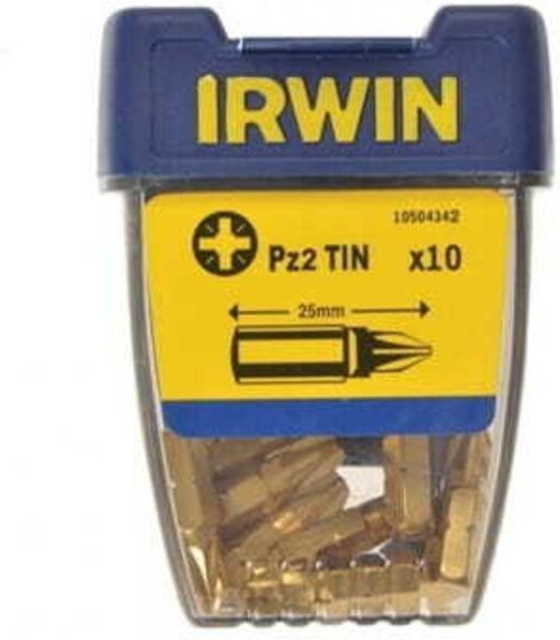 IRWIN-SPITZE PZ2 x 25 mm TIN /10 Stück