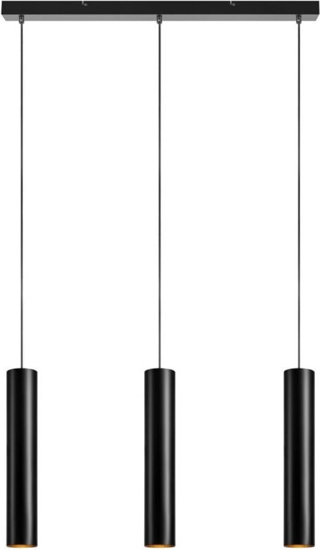 Ruben Deckenpendelstange 3 Licht Schwarz - Markslojd