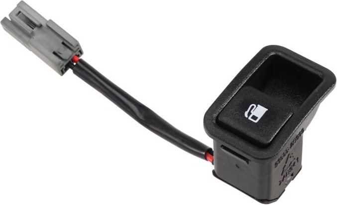 Tlily - Schwarzer Tankdeckel-Gastür-Entriegelungsschalter für 2007-2009 93555-2B000WK