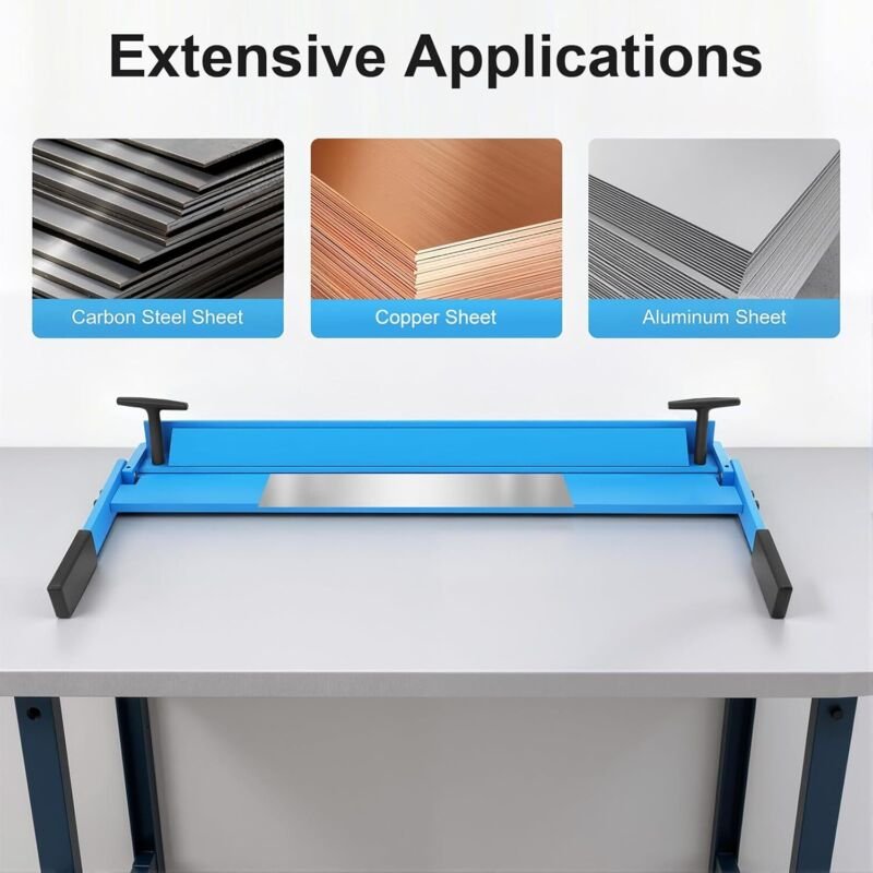 120° Blechbiegemaschine, 630 Mm Faltende Bank-Blechbiegemaschine Manuelle Quadratische Biegevorrichtung, Metall Biegemas...