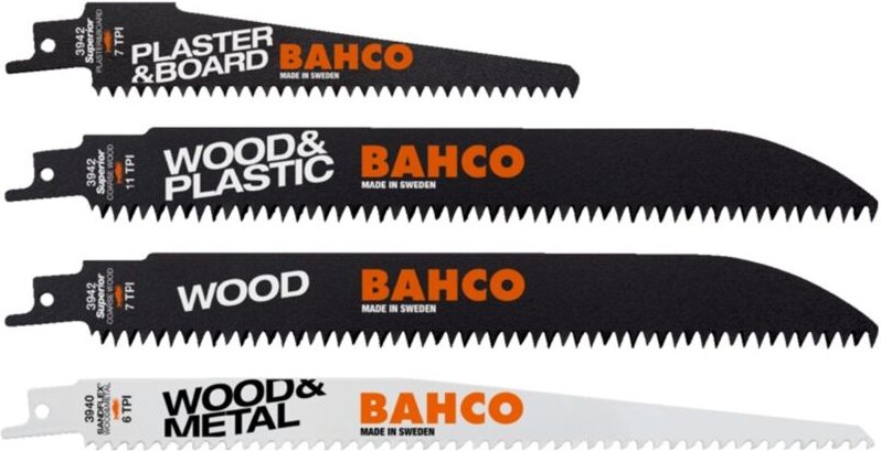 Säbelsägeblatt-Satz für Holzanwendungen - Bahco