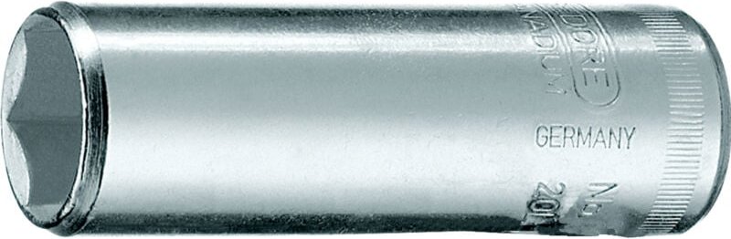 Steckschlüsseleinsatz 20 l 1/4 ″ 6-kant, lang Schlüsselweite 8 mm Länge 50 mm