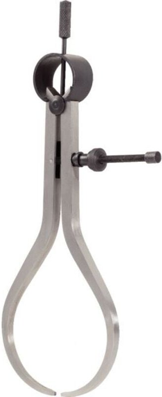 Außendickenmesser mit Feder, Radius 235 mm