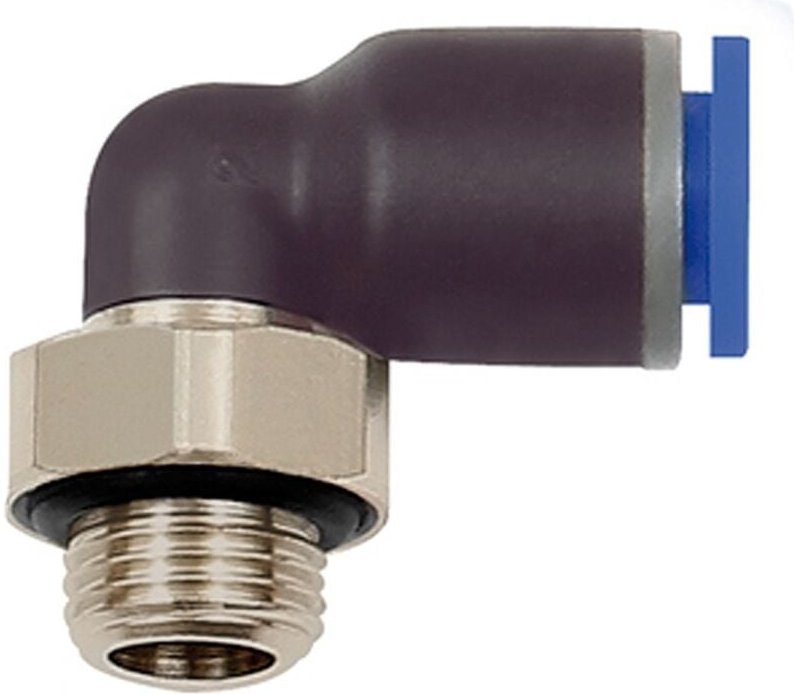 Riegler L-Steckverschraubung »Blaue Serie«, drehbar, g 1/2 außen, ø 8 mm