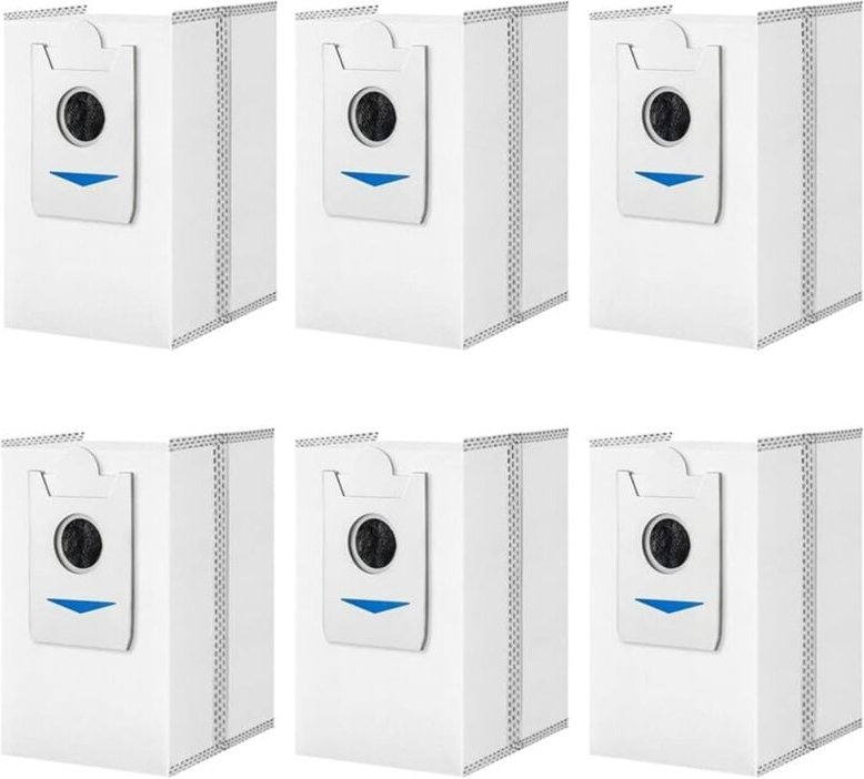 Tlily - 6PCS Staubbeutel für X5 Pro/ Omni/ X2 X2/ DEX86 Roboter-Staubsauger Ersatzteile