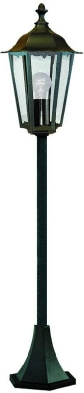 Alex - 1 Licht Außenpoller Licht Schwarz IP44, E27 - Searchlight