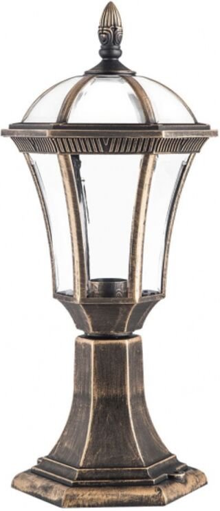 FAB 126171016 Außenwand Comino 1xe27 Altgold Ip44 Polycarbonat 47,6x17,6x17,6 Cm