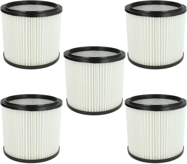 Thumbnail - 5x Faltenfilter kompatibel mit Aqua Vac 8203 p, 8204 b, 8202 b, 8204, 8224 b, 8500, 8203 b, 850 Staubsauger - Filter, Pa...