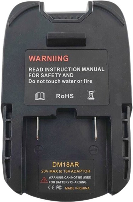 DM18AR Batterieadapter für Li-Ion-Konvertierung in / 18-V-Werkzeug für elektrische Bohrmaschinen