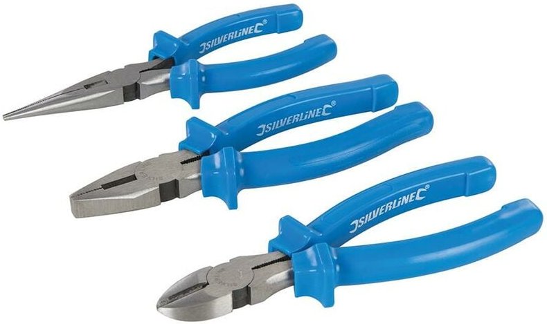 Zangen sortiert, 3-tlg. Satz 160 mm