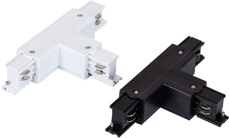 Verbindungsstück Left Side Typ T für 3-Phasenstromschiene Weiß