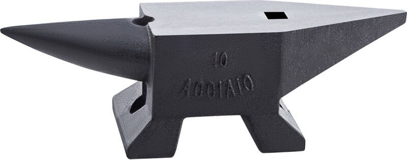 Mophorn 22 Pfund Amboss aus Gusseisen – Einzelhorn, große Arbeitsplatte, stabile Basis, hohe Härte, Schmiedewerkzeug zum...