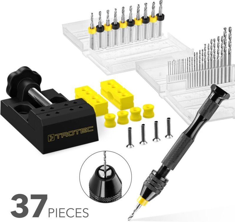 Handbohrer-Set, 37-teilig - Trotec