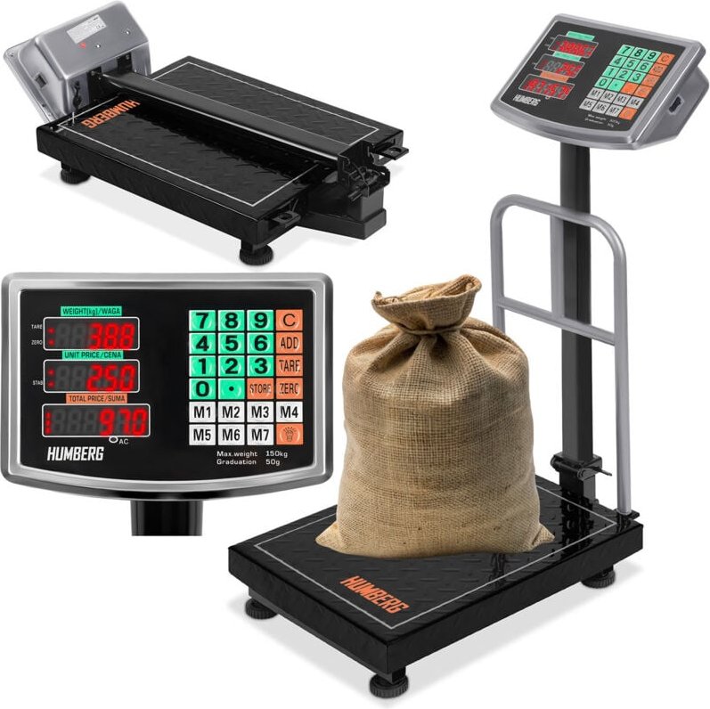 Industriewaage 150 kg Humberg MH-191