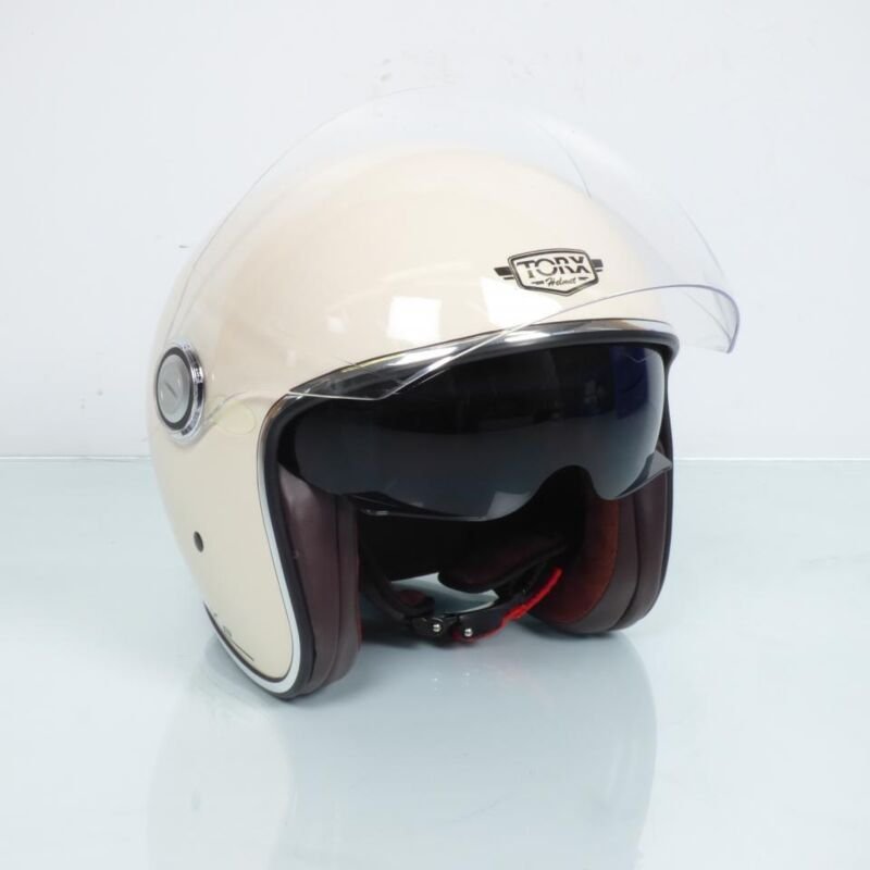 Jethelm Torx für Zweiräder Torx Größe S Salt Lake Cream Shiny Neu