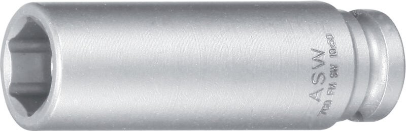 ASW - Kr.-Steckschlüssel-Einsatz 1/4' magnet. Schlüsselweit. 10mm Länge 50mm lang