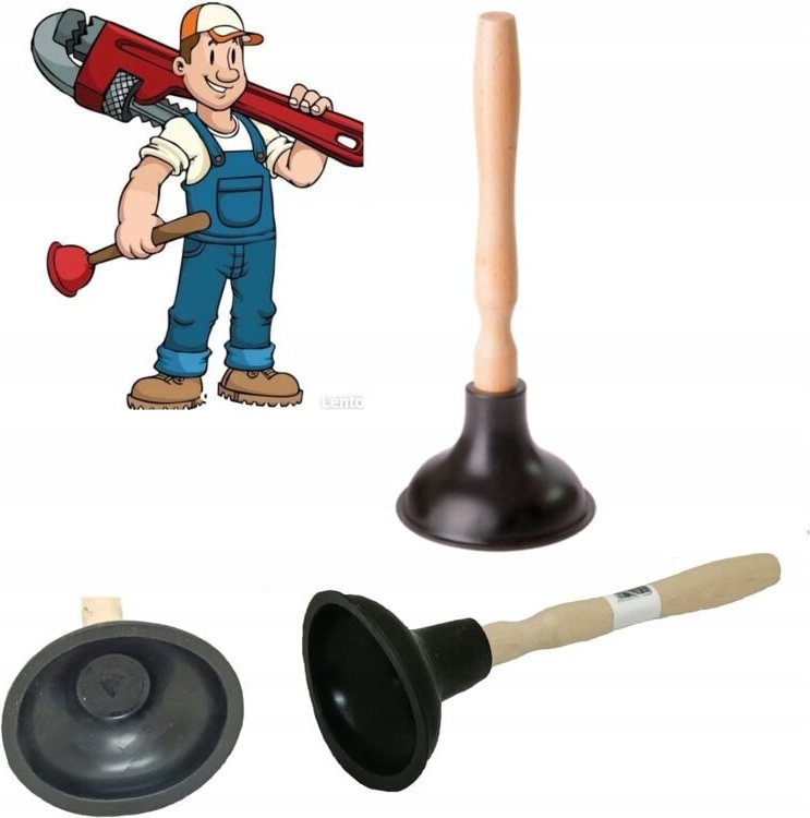 Saugglocke XL SOLID SNB Gummi für Rohre und Spülbecken POLNISCHES PRODUKT