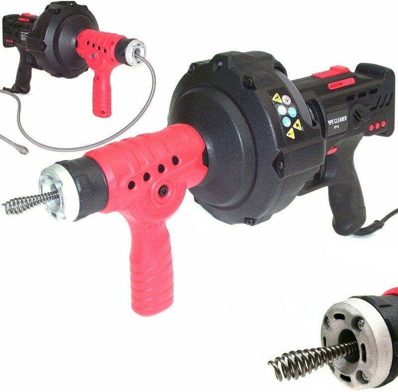 Apex - Rohrreinigungsgerät 300W Abflussreiniger 55931 Spirale 7,6m Rohrreiniger Abfluss