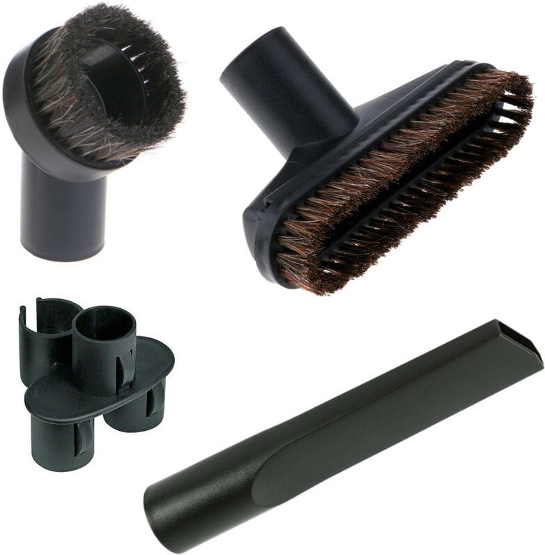 Universal Bürsten-Set 4-teilig für 32mm Saug-Rohre für Hoover Lux Midea Miele Moulinex Panasonic Philips Privileg Progre...