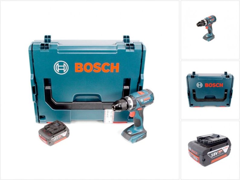 Bosch GSB 18 V-EC Akku Schlagbohrschrauber ( 2016 ) mit 1x GBA 5,0 Ah Li-lon Akku + L-Boxx