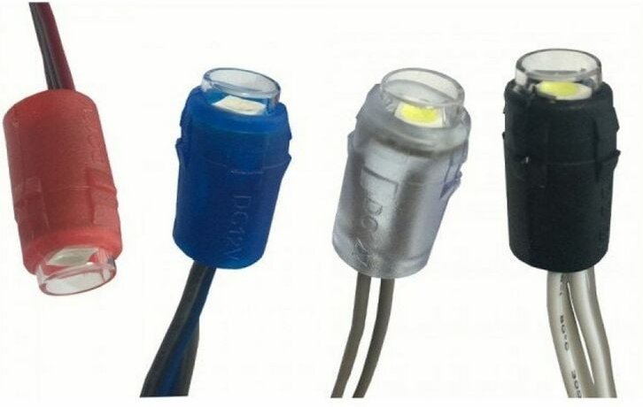 SMD2835 LED-Modul 0,24 w 100 lm/w 12 v 1 blaue led IP68 Lötdrähte - V-tac