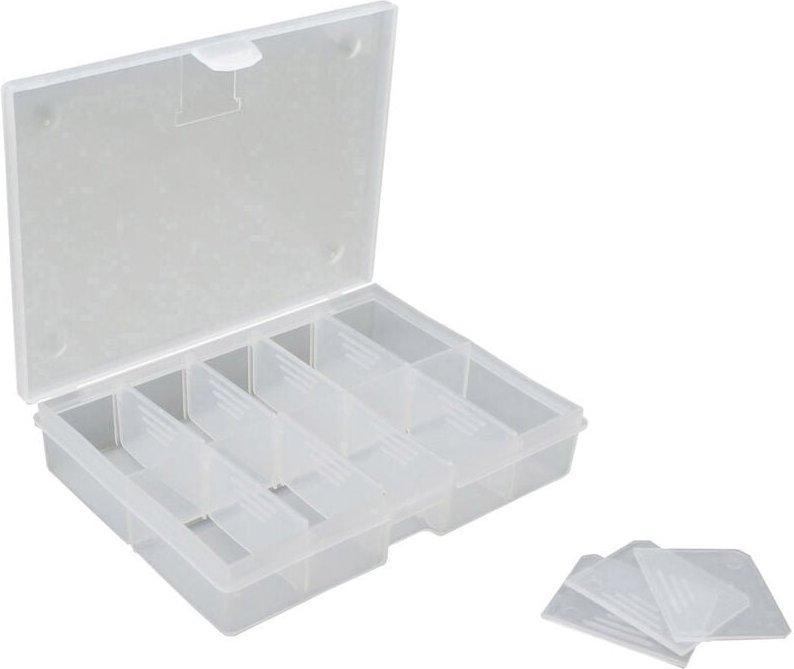 Viso - Sortimentsbox (l x b x h) 130 x 100 x 30 mm Anzahl Fächer: 10 Inhalt 1 St.