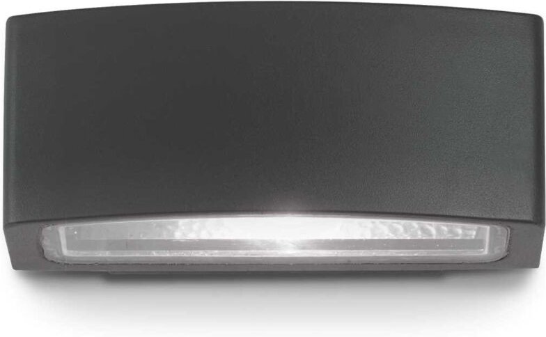 Ideal Lux - Andromeda - 1 Licht Außen Kleine Up Down Wandleuchte Schwarz IP55, E27