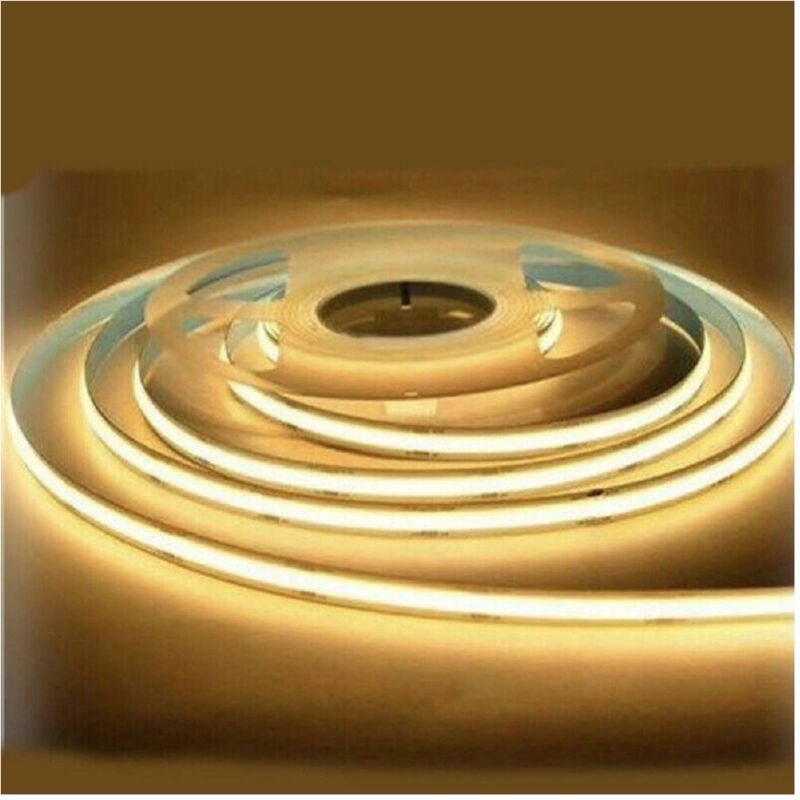 Trade Shop Traesio - Trade Shop - flexibler led-streifen cob-led-streifen 12 v 70 w natürliches warmes kaltes licht 12 v...