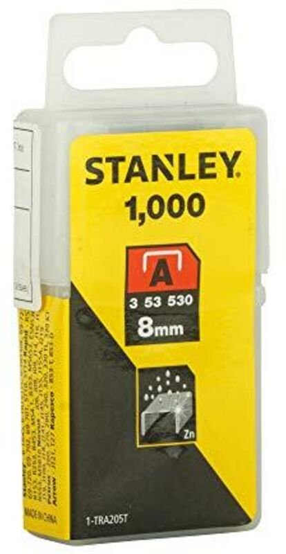 Klammern Typ a 8mm 1000 Stück - Stanley