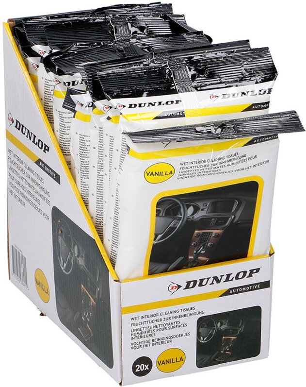 Dunlop - Reinigungstücher für das Armaturenbrett, Packung 20 99602