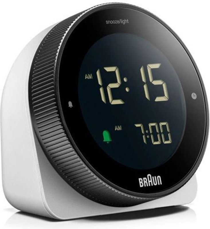 Bc 24 w dcf Funkwecker weiß - Braun