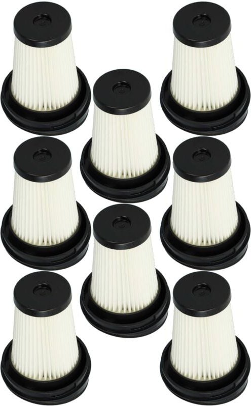 8x Flachfaltenfilter kompatibel mit eta Moneto 4449, Moneto 3449 Handstaubsauger, Staubsauger - Filterelement - Vhbw