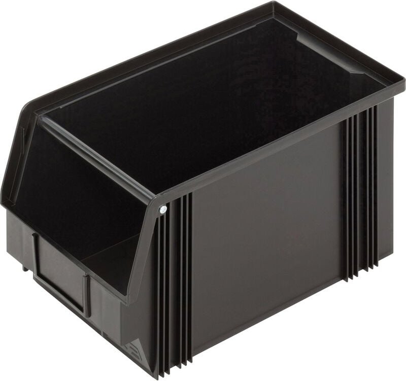 Thumbnail - 1394003197 esd Sichtlagerkasten CB3MC (b x h x t) 200 x 200 x 350 mm Schwarz 1 St. - Alutec