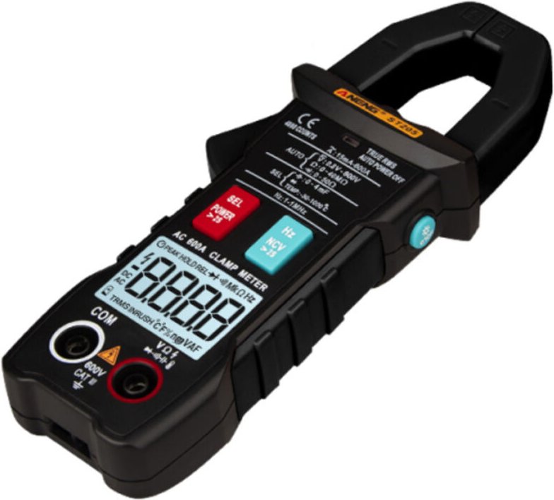 Pinza amperometrica digitale True RMS a 4000 conteggi, selezione automatica intelligente della portata, misurazione dell...