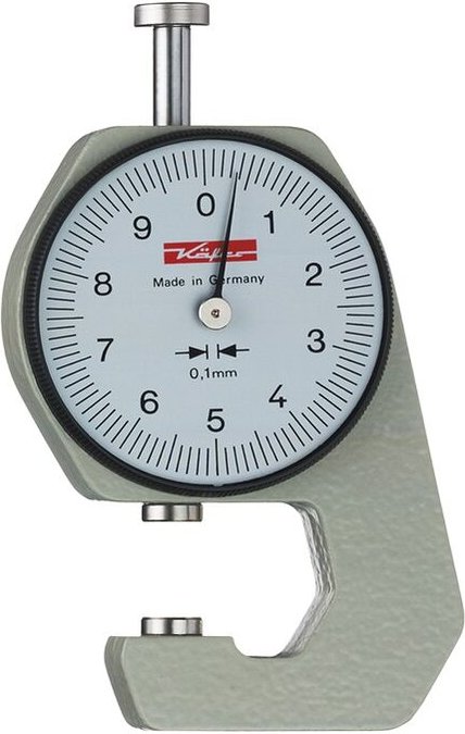 Taschendickenmessgerät k 15 0-10 mm Ablesung 0,1 mm ( 4000851618 ) - Käfer