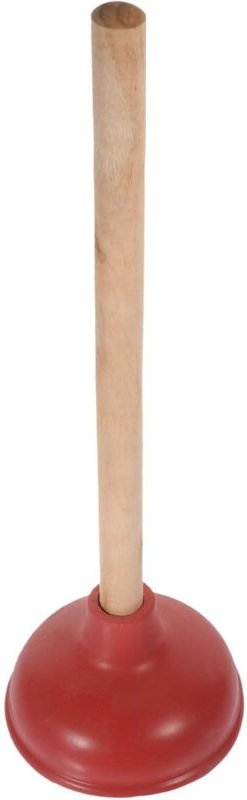 Saugnapf für Bad und Toilette mit Holzgriff – Robustes und praktisches Werkzeug zur Beseitigung von Verstopfungen