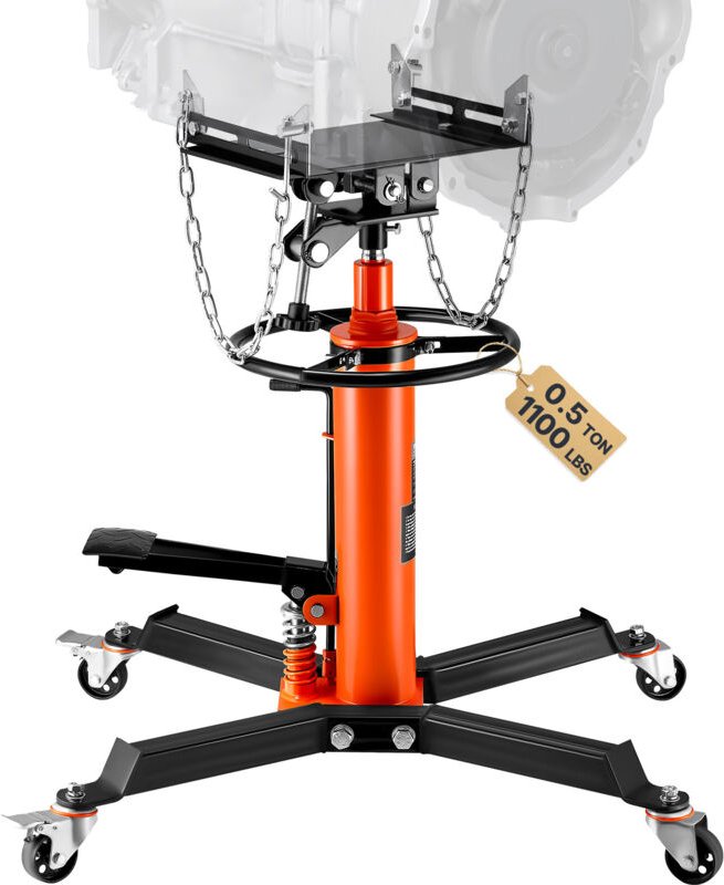 Mophorn - vevor Getriebeheber Motorheber 500 kg, Motorblock Getriebe Heber 85-170 cm Hubbereich, Faulenzer hydraulischer...