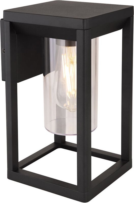 Wandleuchte - Candela - schwarz - aluminium - LEDE27 - - Globo