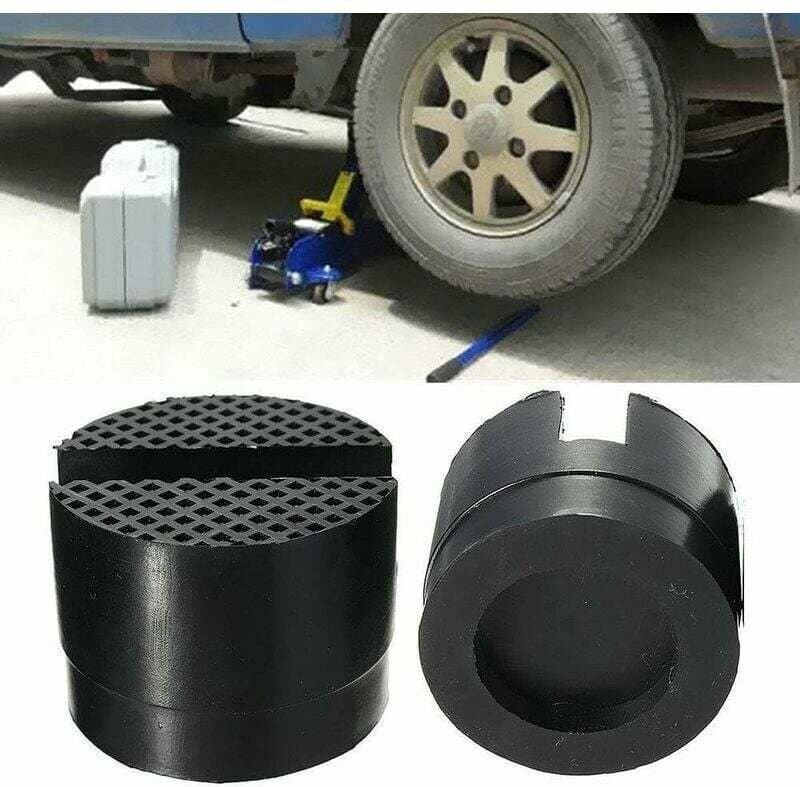 2er-Pack Universal-Wagenheberpolster aus Gummi, Gummikissen für hydraulische Wagenheber, Gummistützblock für Wagenheber,...