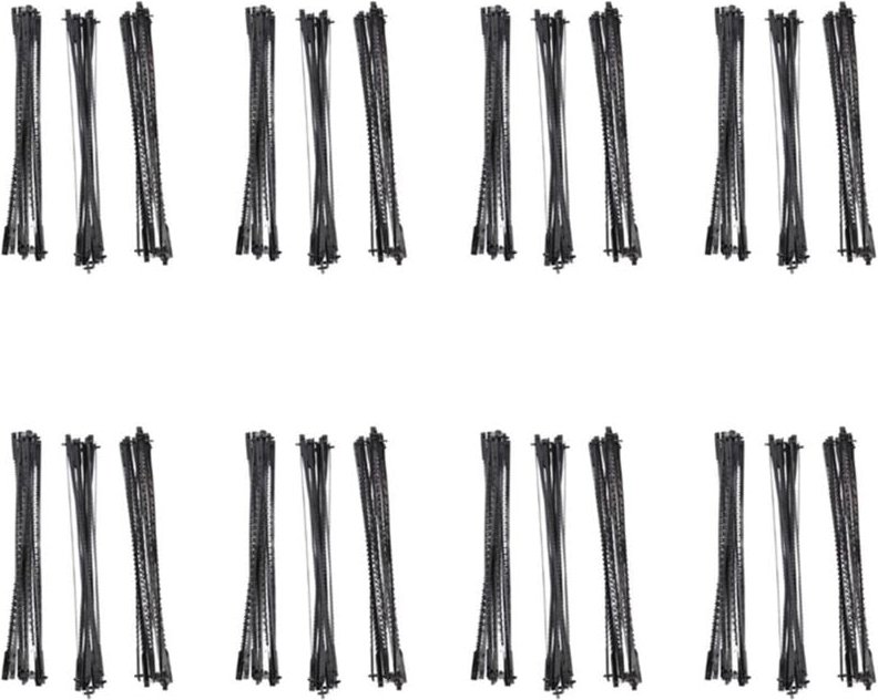 288 Stück Dekupiersäge Scrollen Blätter 127 mm Kohlenstoff Stahl Laubsäge Blätter mit Kreuz Stift 15/18/24 Zähne Standar...