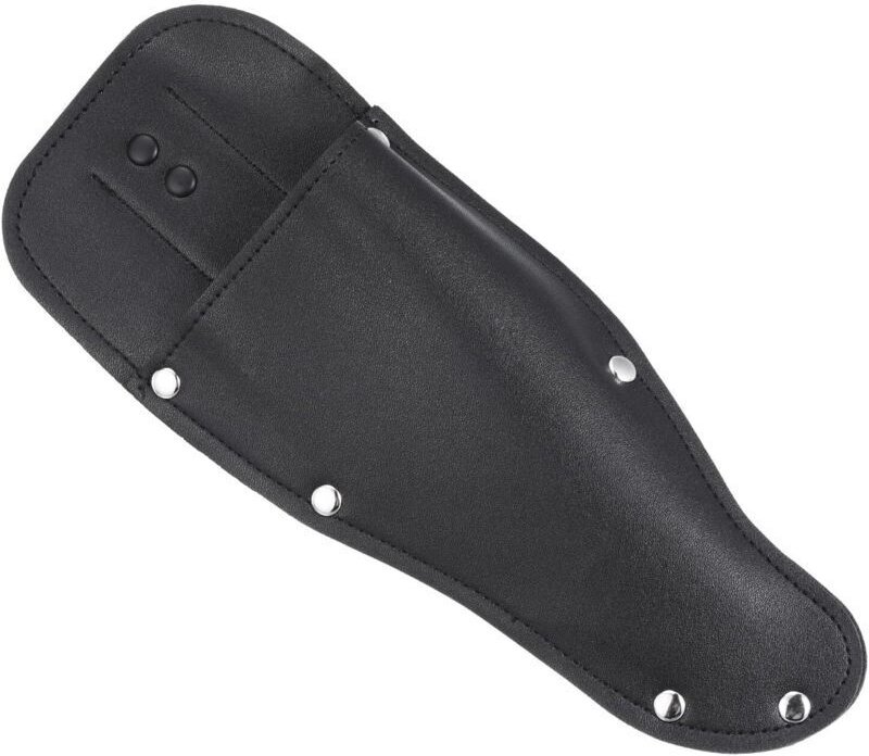 CSPARCV Leder-Gartenschere-Schutzhülle, Bypass-Schutzhülle mit Gürtelschlaufe, Schwarz