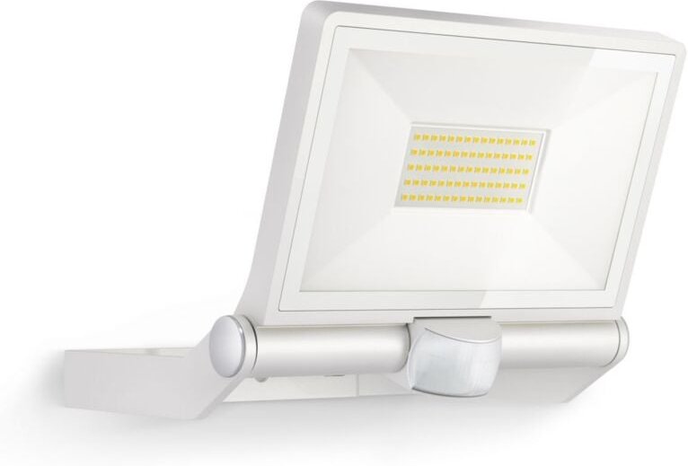 Strahler xled one xl s Weiß mit Bewegungsmelder, schwenkbar Außenleuchte mit Bewegungsmelder - Steinel